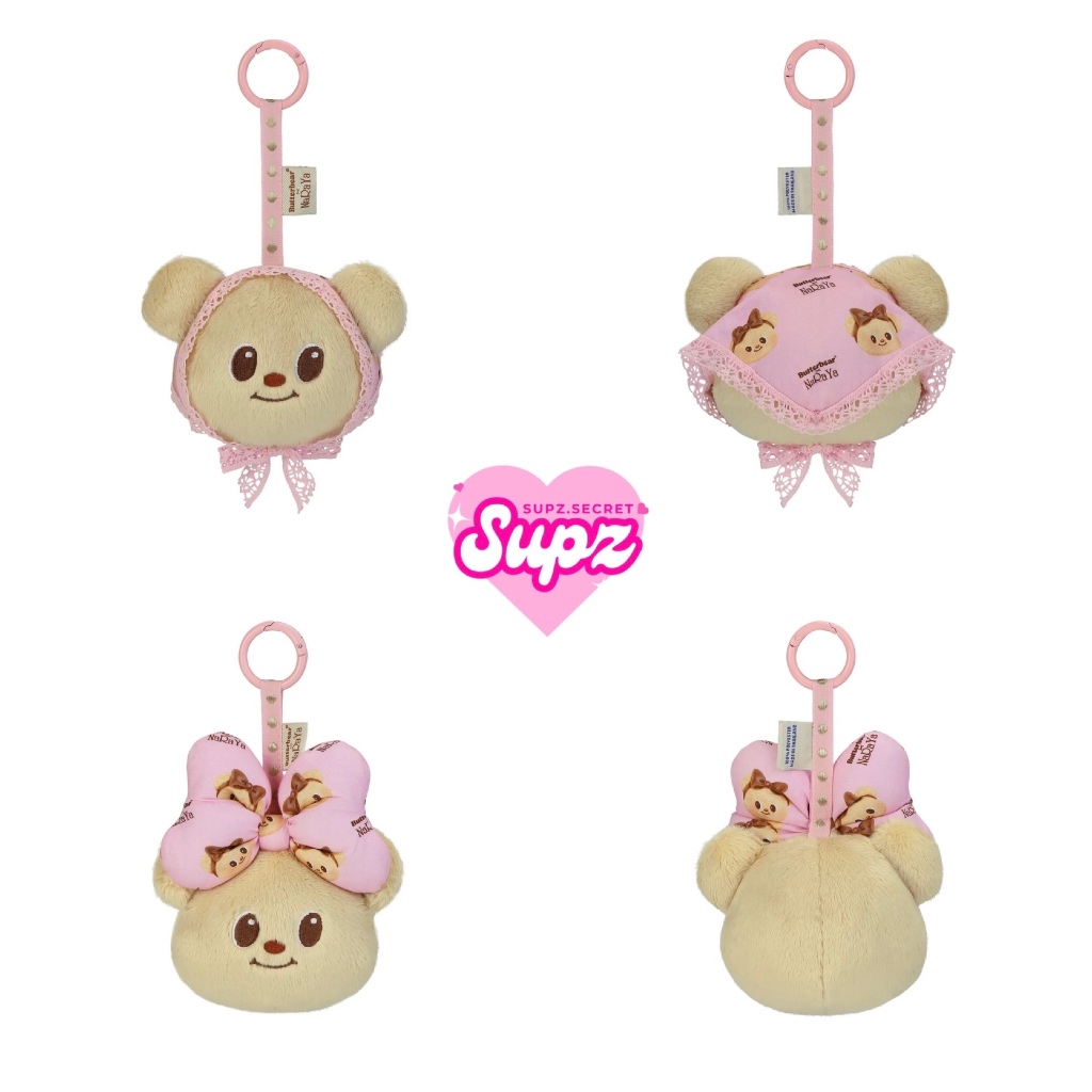 [พร้อมส่ง] NaRaYa X Butterbear พวงกุญแจน้องเนยหัวกระท้อน | มอบให้เธอ | อยู่ตรงนี้เสมอ