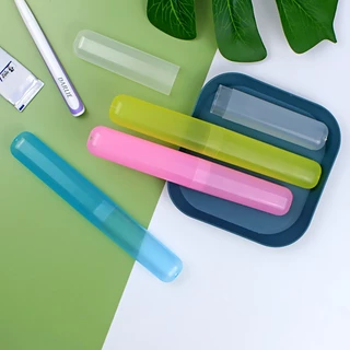 กล่องเก็บแปรงสีฟัน พกพา- ใส่แปรงสีฟัน/ตะเกียบ - จัดเก็บสะดวก มีป้องกันความชื้น G2912