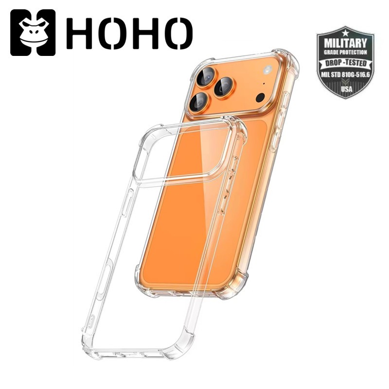 TM🔥เคสกันกระแทกใส เคสใส ใช้สำหรับ iPhone 17 Air 11 12 13 14 15 16 17 Pro Max 16e 6 7 8 Plus + SE X XR XS Max TPU Case