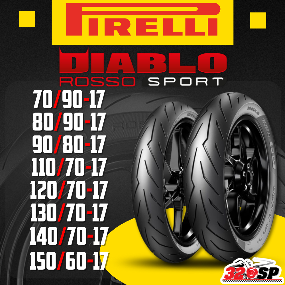 ยาง PIRELLI DIABLO ROSSO SPORT ขอบ 17 ยางเส้นเดี่ยว ส่งไว!!! 320SP