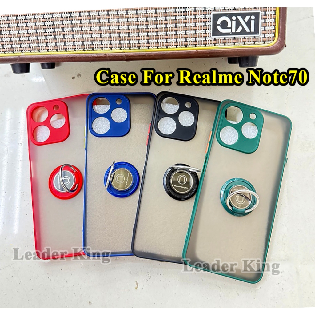เคสกันกระแทกแฟชั่น สำหรับรุ่น RealmeNote70 Realme 15/5G Realme C71 Realme C75/C75X  แหวนตั้งได้