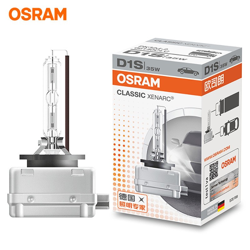 OSRAM D1S หลอดไฟ ซีนอน รถยนต์ XENON 35W CLASSIC XENARC 1 หลอด