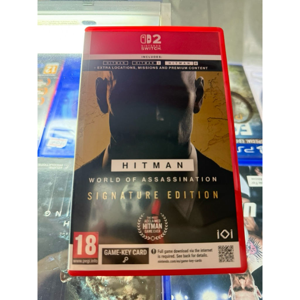 แผ่น nintendo switch2 มือสอง hitman world of assassination signature edition