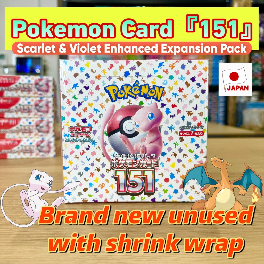 Pokemon Card SV2a 151 Scarlet & Violet Expansion Pack Pokemon Card BOX