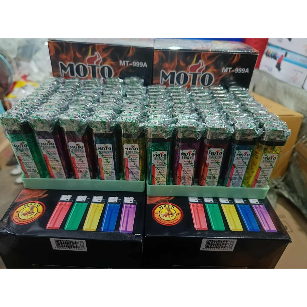 ขายส่งของแท้ MOTO กล่องดำ กล่องแดง 50ชิ้น/กล่อง รหัส999ABโรงงานขายเองคุณภาพดีราคาถูก ชนิดหุ้มปลอก ไม