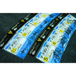 Gamakatsu Chinu BLACK (Japan label) - ตัวเบ็ดตกปลา ตาเบ็ดจินุ เบ็ดจินุ ตะขอตกปลา
