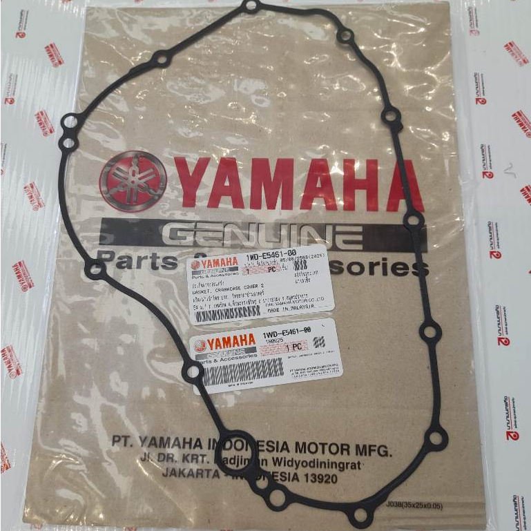 1WDE546100 ปะเก็นฝาครอบแคร้งคลัทช์ YZF-R3 MT-03 2016-2025 แท้ YAMAHA 1WD-E5461-00