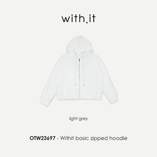 Withit basic zipped hoodie เสื้อฮู้ดดี้ - OTW23697