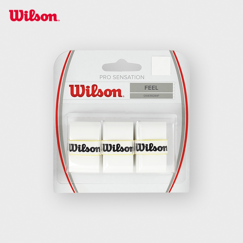 Wilson PRO OVERGRIP SENSATION เทปพันด้ามไม้เทนนิส WRZ4010WH Official Store