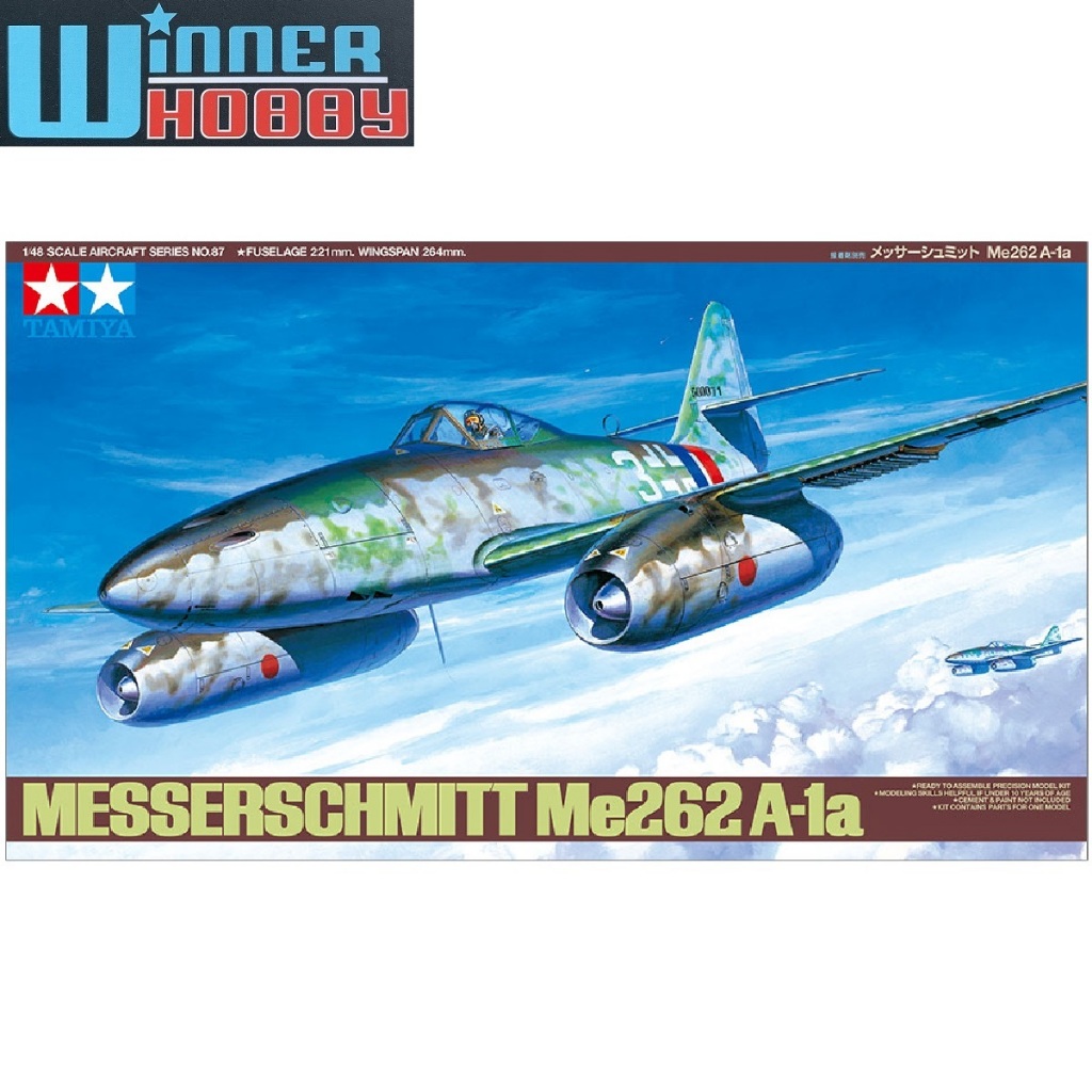 Tamiya 61087 Messerschmitt Me262 A-1a 1/48