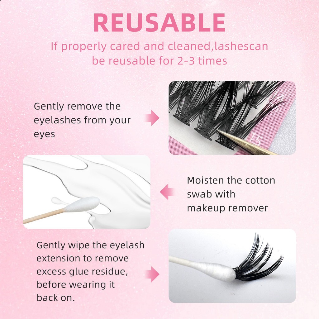 Diy ส่วนขนตาปลอม 0.07mm C Curl ขนตาปลอม ขนตาบาร์บี้ขนตาDIYขนตาหนาสัมผัสนุ่ม ขนตาธรรมชาติ คุณภาพสูง - รูปที่ 6