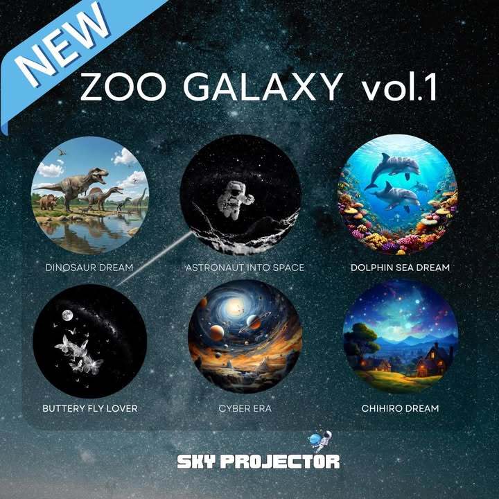 [Sky Projector] แผ่นภาพ Zoo Galaxy