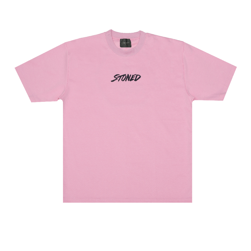 Stoned Colours : Genetic Hexagon Tee Pink