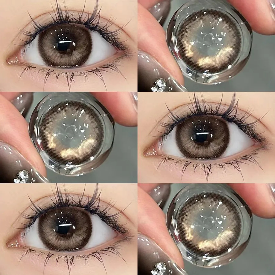 （COD）0.00-2.50คอนแทคเลนส์สี 1 คู่/คอนแทคเลนส์/คอนแทคเลนส์รายวัน/คอนแทคเลนส์รายปี/คอนแทคเลนส์สีเทา/คอนแทคเลนส์สีน้ําตาล