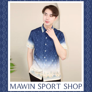 MAWIN เสื้อเชิ๊ตลายไทย ดารารัตน์ ใส่ได้ทั้งผู้ชายและผู้หญิง