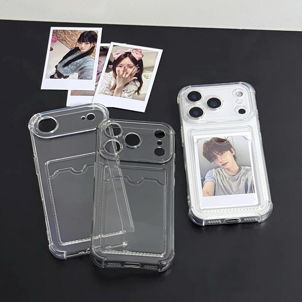 case for iPhone17 pro max พร้อมส่ง เคสใส่บัต for iPhone 17 17pro 17promax 17air  เคสใส่บัตร สำหรับ i