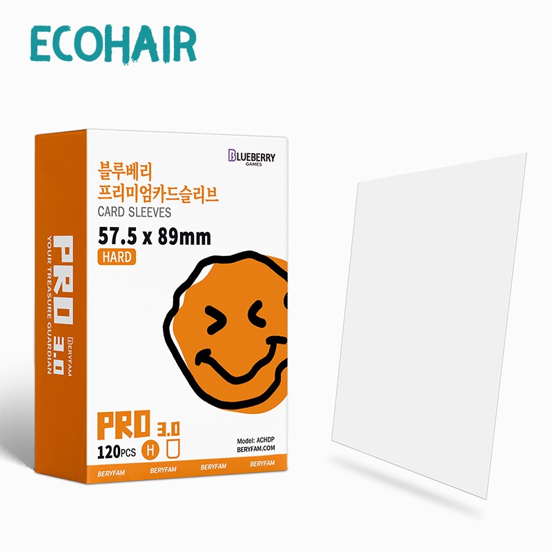 120ใบBERYFAM ซองคลุมสลีฟ ชั้นนอก ซองใส่การ์ด 57.5x89 ซองใสแก้ว ซองใส ใส่การ์ด การ์ดไอดอล Blueberry