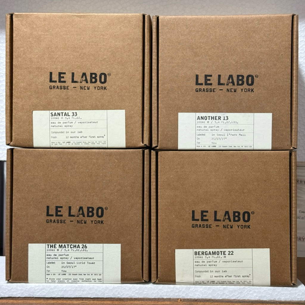 🧸 รวมน้ำหอม ลีลาโบ Le Labo 13,.19,33,26,22,29 EDP 100ml ❤️ กล่องซีล ปีผลิต25❤️💯ราคาขึ้นลงตามต้นทุน💯