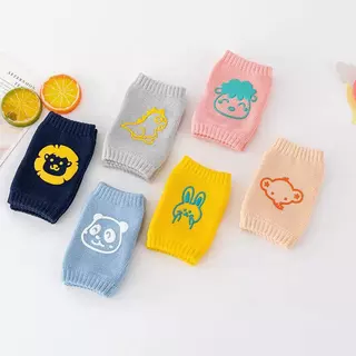 Babyonline(Y056)I1 (ส่งด่วน1วัน)สนับเข่าคู่ สนับเข่าเด็กหัดคลานลายการ์ตูน นิ่ม ยืด มีกันลื่น
