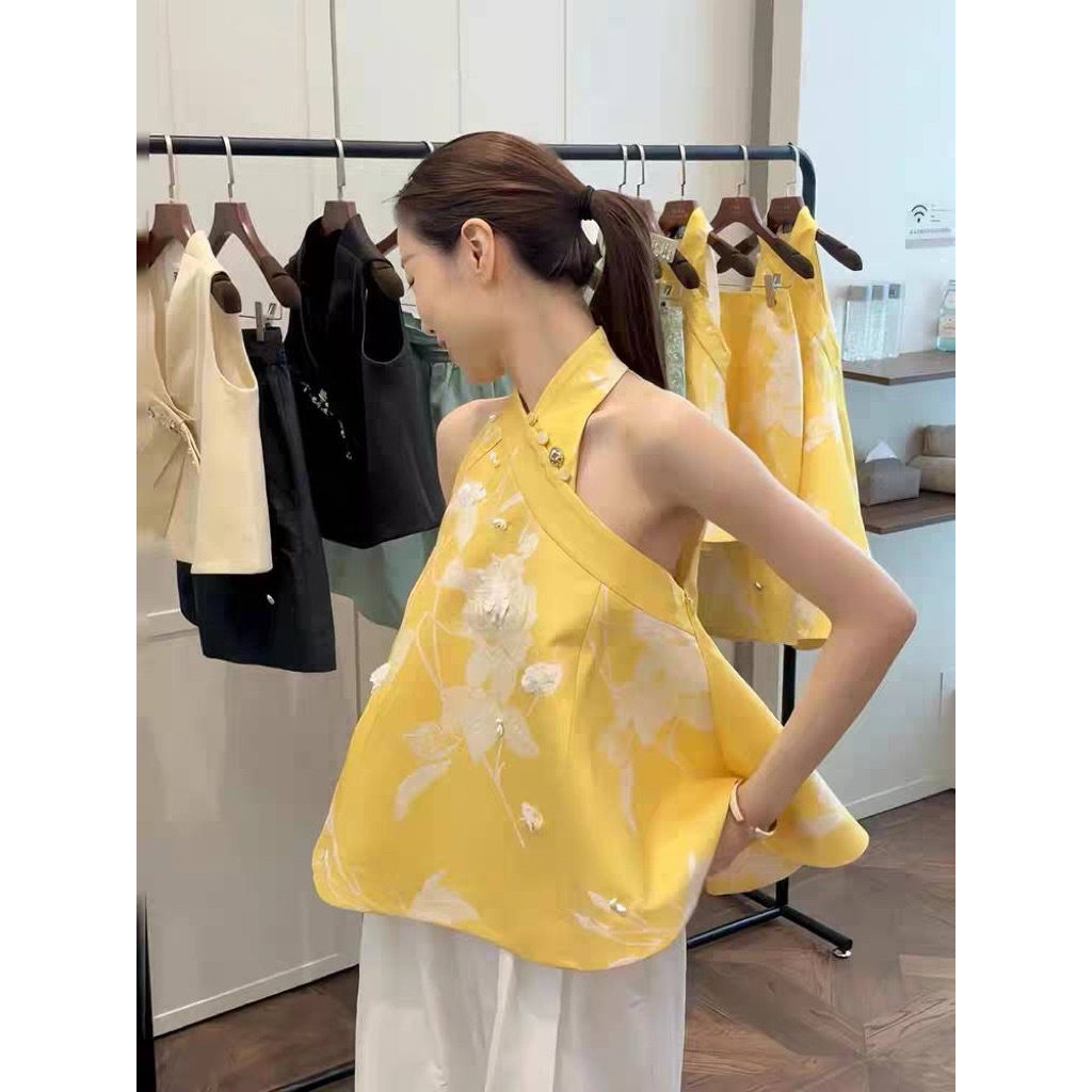 เสื้อคล้องคอ ผ ส จีน น่ารัก เซ็กซี่🌼🌼🌼สีสวย เรียบหรู ดูแพง พร้อมส่ง✌️พร้อมส่ง🇹🇭