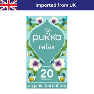 Pukka Organic Relax Tea (20 Bags / 30g) ชาอังกฤษ ชาสำเร็จรูป…
