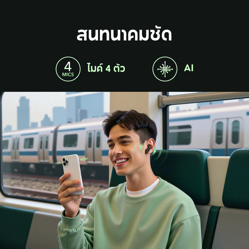 ANKER Soundcore R50i NC / R50i หูฟัง TWS ANC Bluetooth thumbnail 7