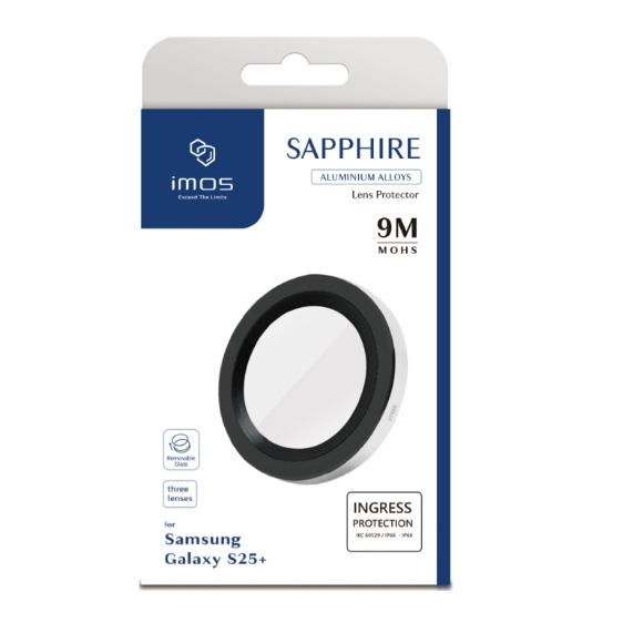 IMOS ฟิล์มกระจกกันรอยเลนส์กล้อง Sapphire สำหรับ Galaxy S25 Ultra