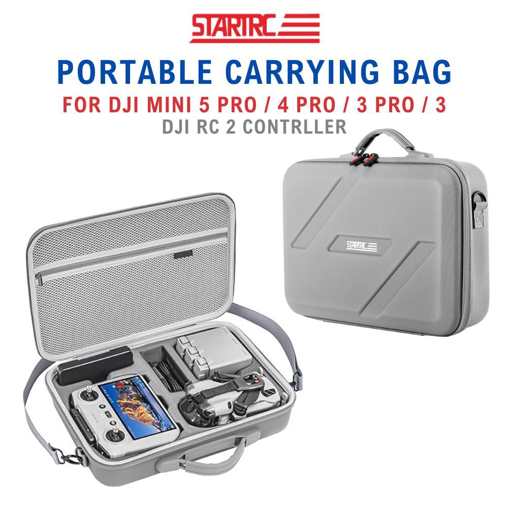 STARTRC Mini 5 Pro Case Mini 4 Pro/3/3 Pro Bag Accessories Portable Travel Bag DJI RC2