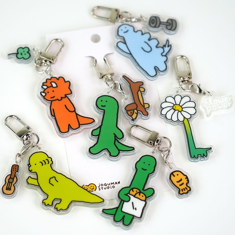 JOGUMAN Acrylic Double Keychain  พวงกุญแจอะคลิลิค