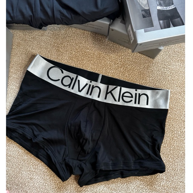 Calvin Klein low rise trunk steel แท้💯 กางเกงชั้นในผู้ชาย 1 ชิ้นแยกจากแพค