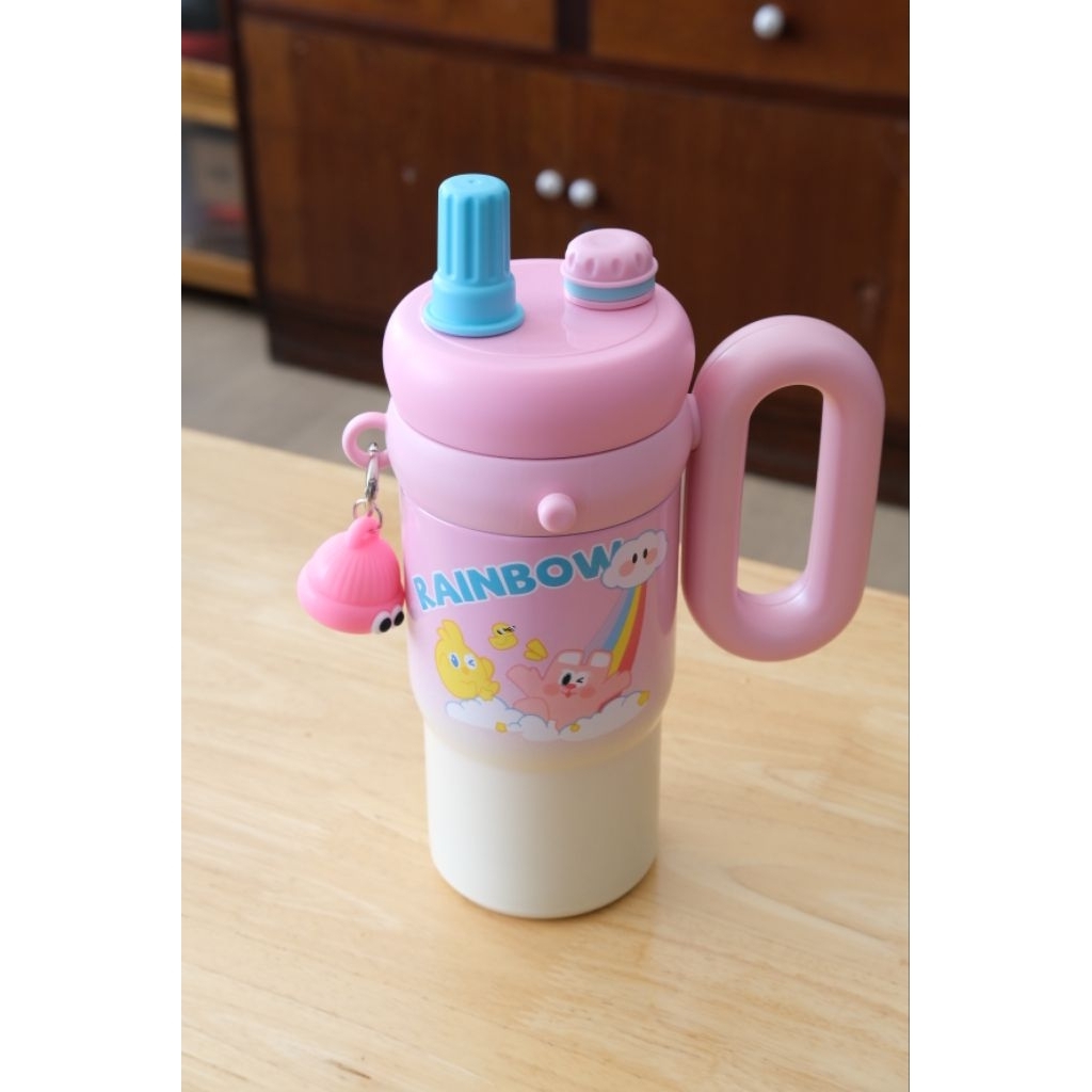 [ของใหม] แก้วเก็บความเย็นสแตนเลส SUS 316 สายหวานมีมือจับ