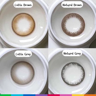 สีใหม่ Maxim Color Air คอนแทคเลนส์รายเดือน สีใหม่ สีน้ำตาล Latte Brown 1 กล่องมี 2 ชิ้น(1คู่) ค่าสายตา 00 ถึง -10.00