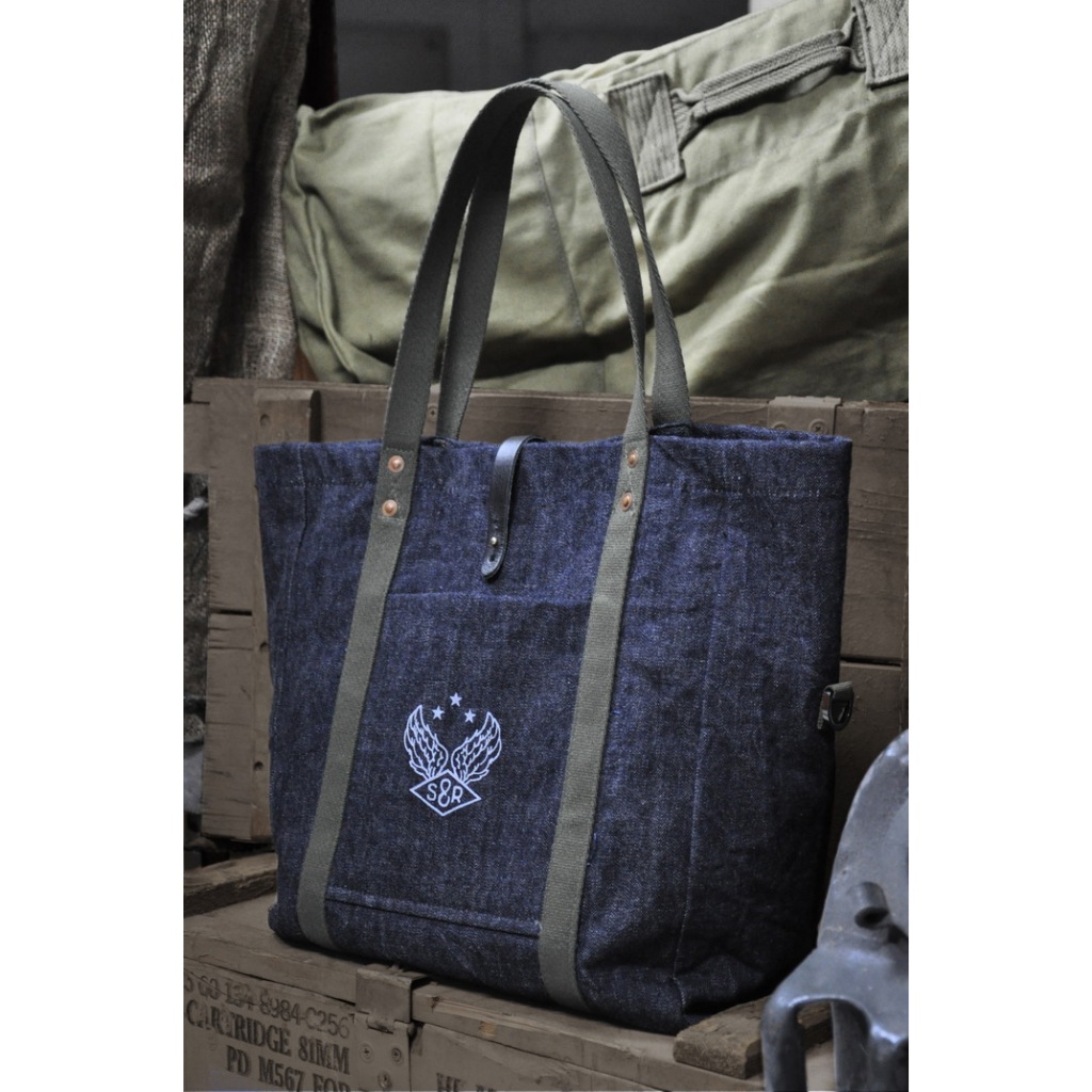 Simple&Raw - BK508 Cross Terry Tote Bag