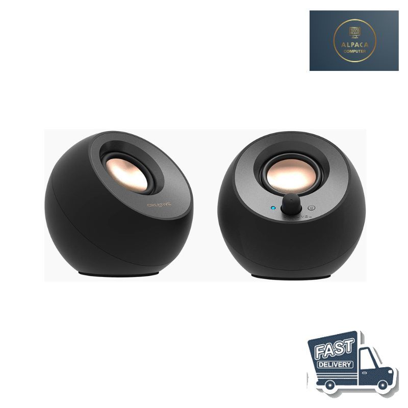 CREATIVE SPEAKER PEBBLE V3 (BLACK)  51MF1700AA000 สินค้าพร้อมส่ง