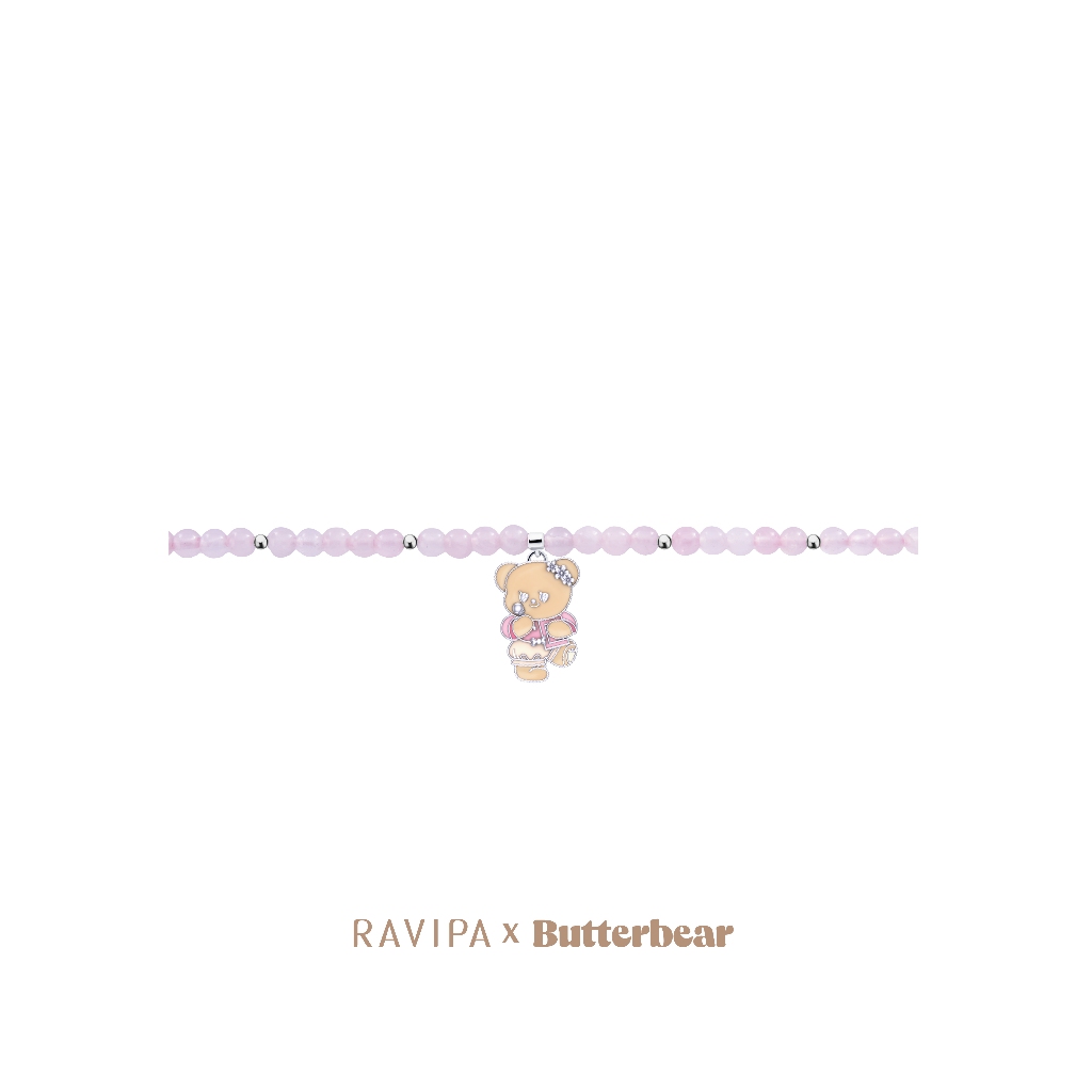 RAVIPA x Butterbear - Who’s Next and Rose Quartz Bracelet - สร้อยข้อมือ