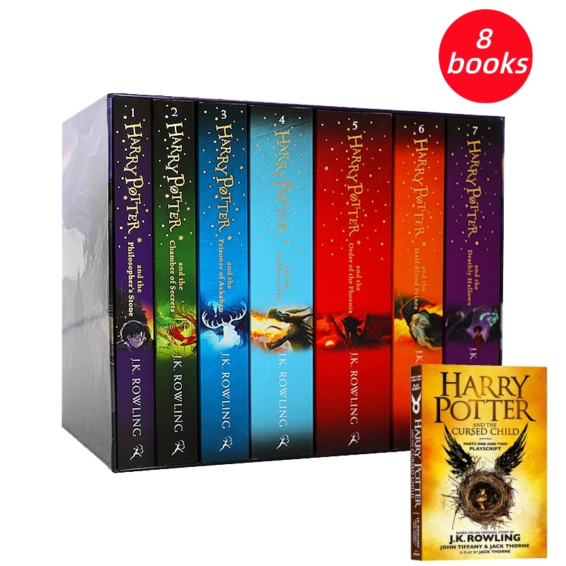 Complete Collection of Classic Literary Novels Harry Potter Volumes 1-8