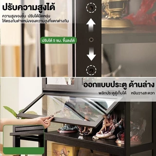 TRUZO กล่องโชว์โมเดลรถฝาหน้าเปิดได้ เก็บได้เยอะ ตู้โชว์สินค้า ทนทานตู้โชว์โมเดล ตู้เก็บของโปร่งใส มีหลายขนาด