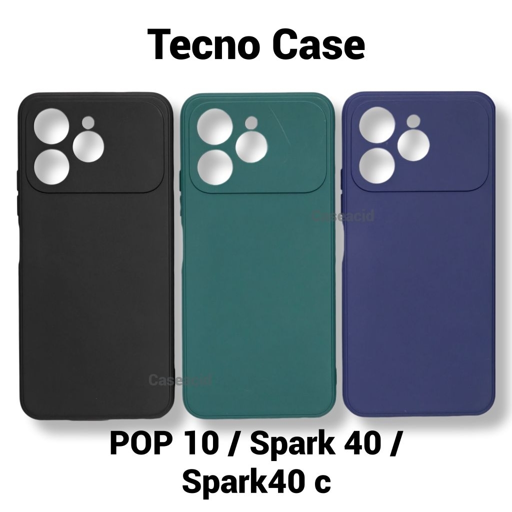 เคส Tecno Pop 10 / Spark 40 / Spark 40c ซิลิโคนนิ่ม กันกระแทก บางเบา Soft Silicone Case Shockproof Slim Cover