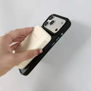 เคสหลังด้าน ชาร์จได้ ขอบสี กันกระเเทก for iphone 17 pro max 17pro 17promax 17air for iphone17