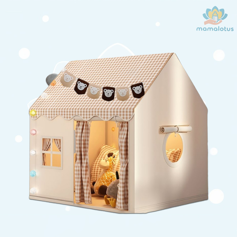 บ้านเด็ก เต็นท์เด็ก พับเก็บได้ บ้านของเล่น เสริมจินตนาการ บ้านบอล เจ้าหญิง ของเล่นเด็ก 0-12 ปี