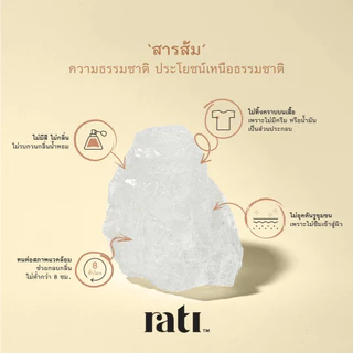 [มีส่งด่วน✨] rati Deodorant Spray รติ สเปรย์ระงับกลิ่นกายจากสารส้มบริสุทธิ์ธรรมชาติ 50ml.