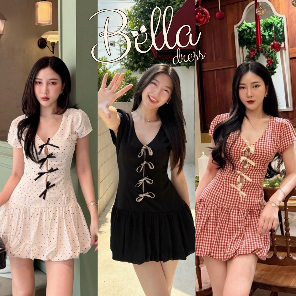 SIRINTRA : BELLA MINI DRESS มี 3 สี