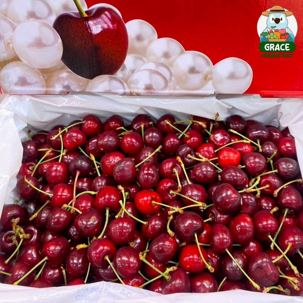 ส่งรถเย็น 0-8 องศา Fresh Cherry 🍒 เชอรี่แทสมาเนีย จัมโบ้ สด ก้านเขียว หวานกรอบ - รูปที่ 6