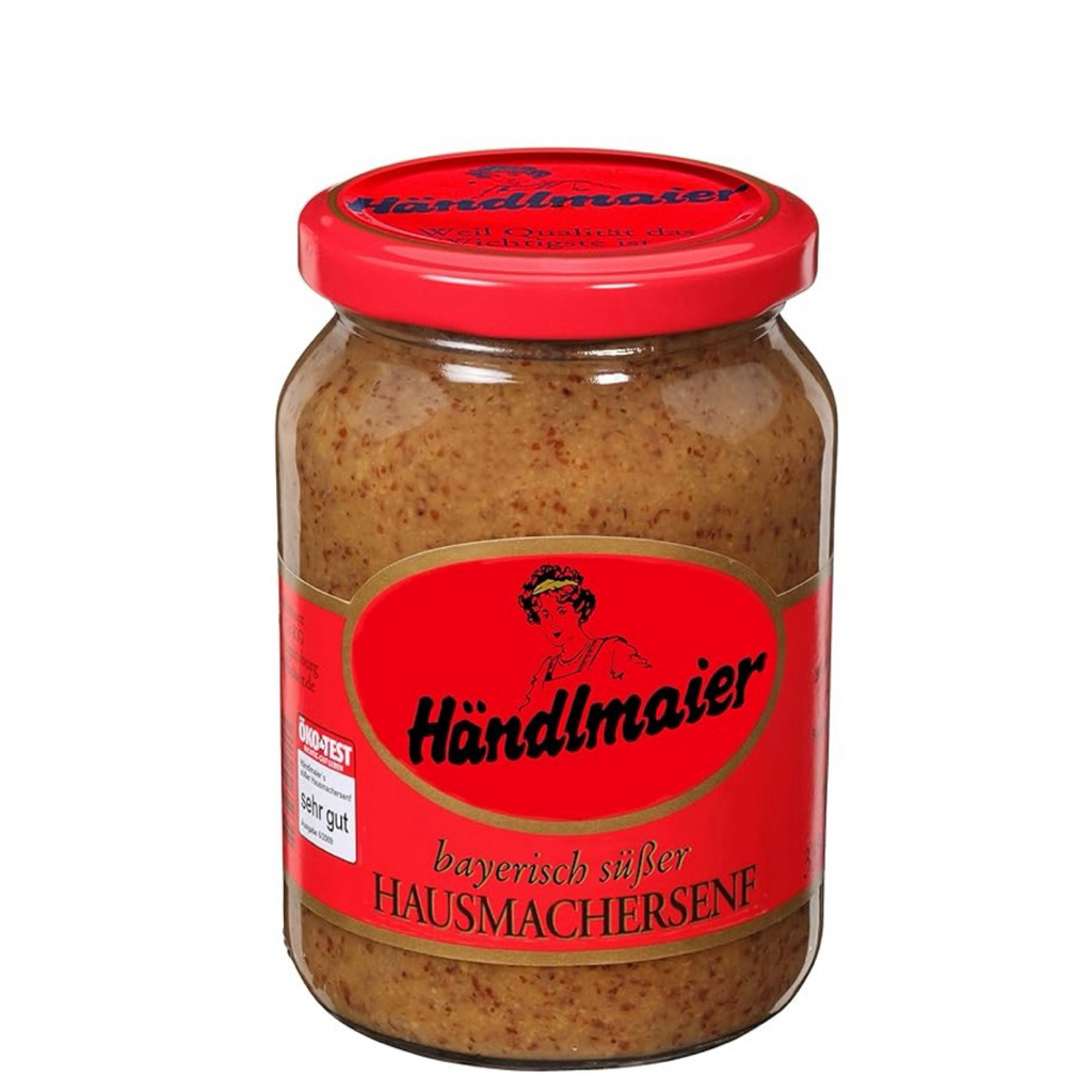 Händlmaier's Handmade mustard sweet glass 335 ml ซอสมัสตาร์ด ตราเฮ้าส์มาเชอร์เซนฟ์