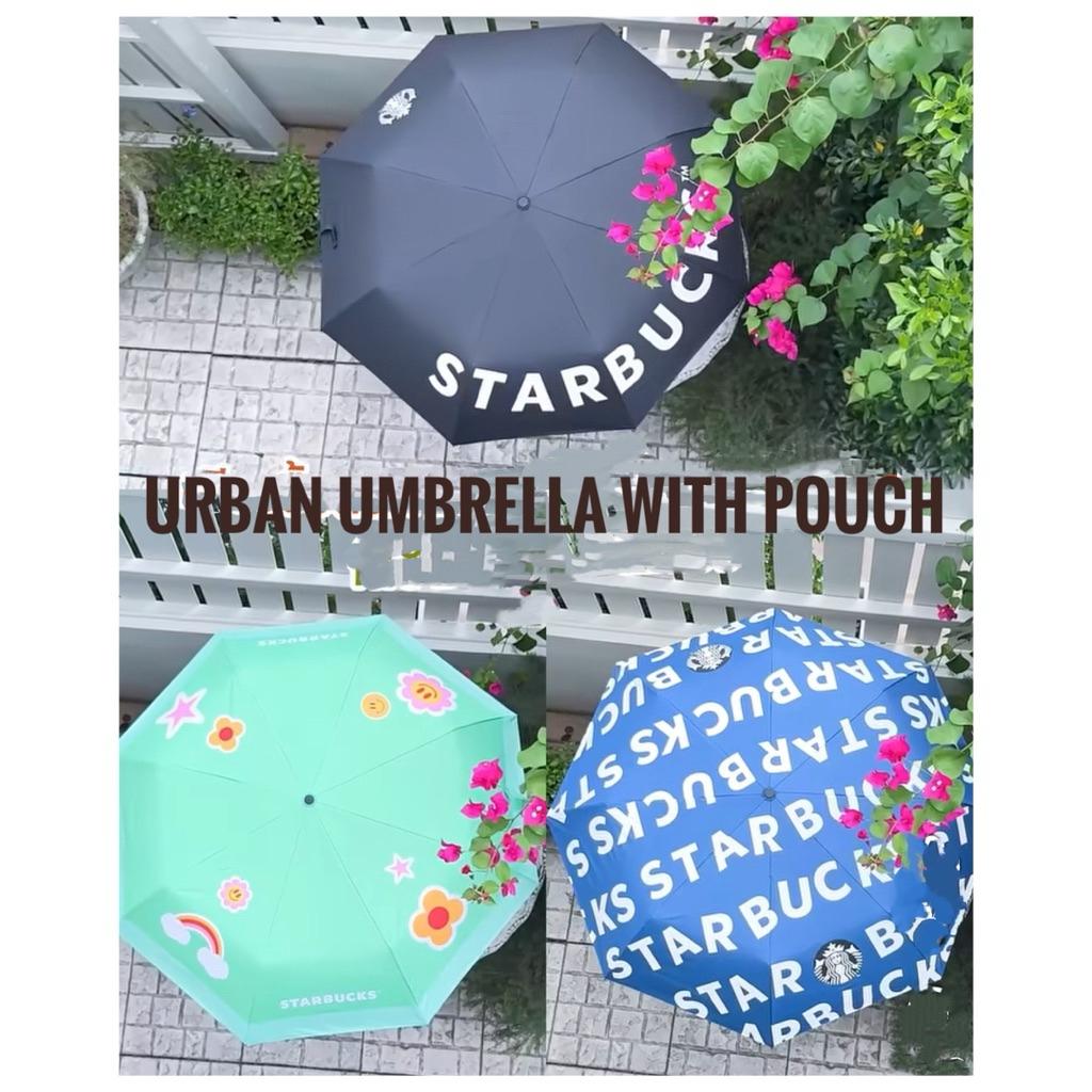 📌ร่ม  STARBUCKS พร้อมกระเป๋า ขนาด 21 นิ้ว ของแท้💯 จากร้าน STARBUCKS THAILAND 🇹🇭
