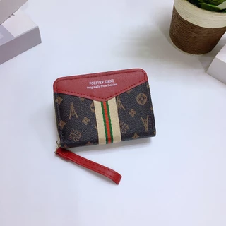 DD081#กระเป๋าสตางค์ใบสั้น 📌มีซิปใบสำหรับใส่เหรียญ 📌มีช่วงใส่บัตรงทั้งหมด4ช่อง 📌วัดสุด:หนังPU รุ่นใหม่！มาใหม่