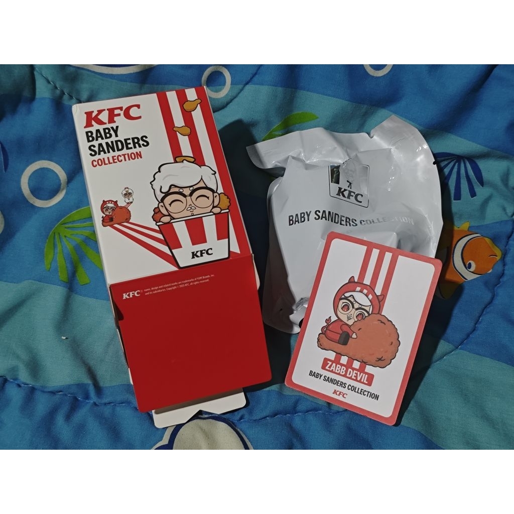 กล่องสุ่ม KFC ตัว Zabb Devil เปิดเช็คการ์ด ยังไม่ฉีกซอง