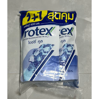 Protex ครีมอาบน้ำ ถุงเติม แพ็คคู่ 400 มล. (มีให้เลือกหลายสูตร)
