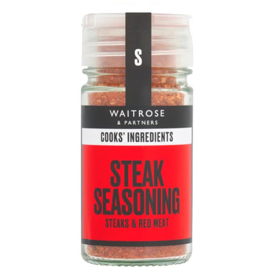Waitrose Cooks Ingredients Steak Seasoning 60g. เวสโรส ผงปรุงรส ทำสเต็ก