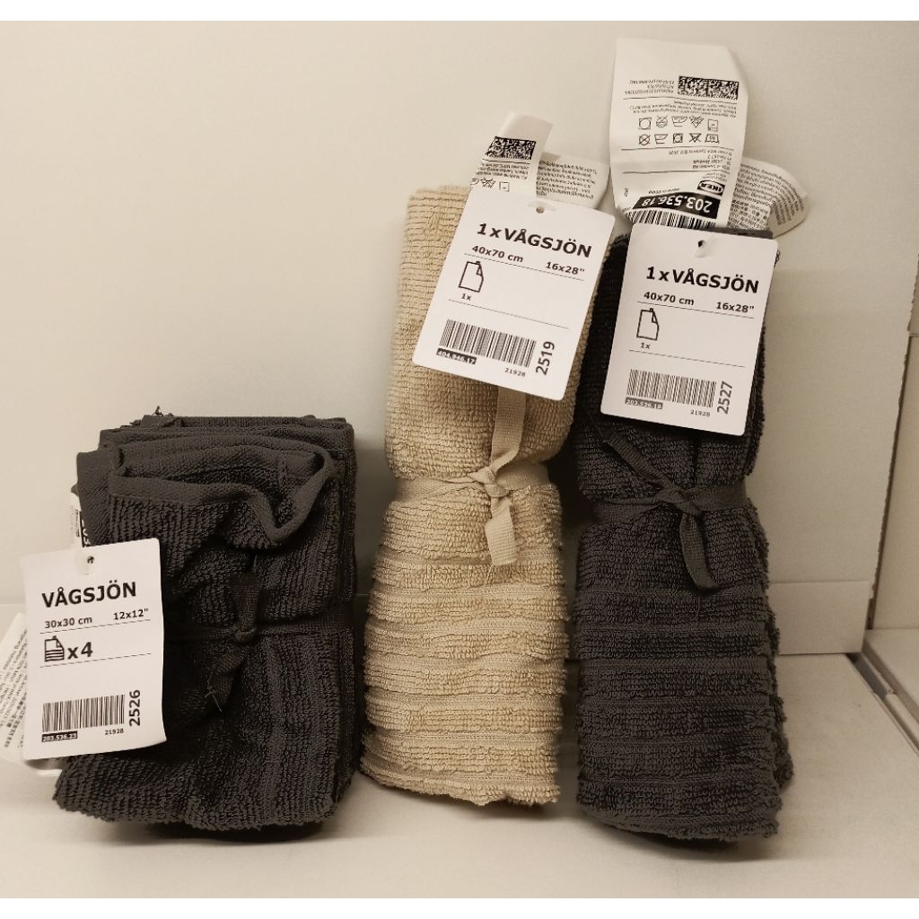 ผ้าเช็ดมือผ้าเช็ดหน้า อิเกีย อีเกีย IKEA วัวเควิน ผ้าขนหนู ผ้าเช็ดตัว